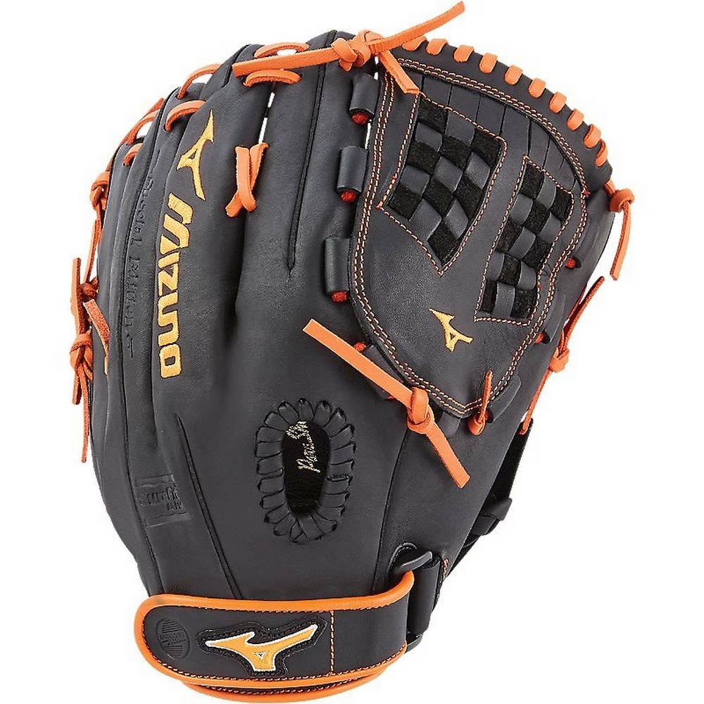 Mizuno MVP Prime SE Fastpitch 12.5" - Bayan Eldiven - Siyah/Turuncu Türkiye (SEFWMZ-562)